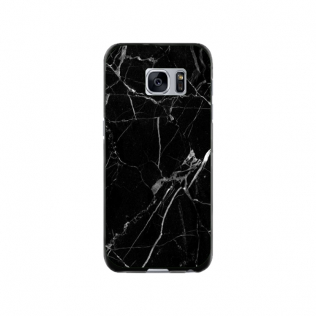 Husa personalizata tip carcasa HQPrint pentru Samsung Galaxy S7, model Black Marble, multicolor, S1D1M0229