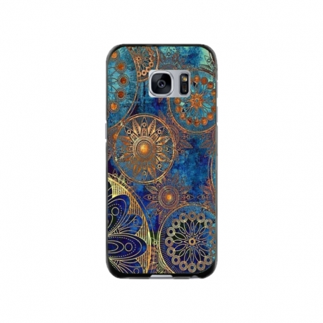 Husa personalizata tip carcasa HQPrint pentru Samsung Galaxy S7, model Mandela 3, multicolor, S1D1M0256