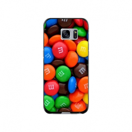 Husa personalizata tip carcasa HQPrint pentru Samsung Galaxy S7, model MandM, multicolor, S1D1M0257