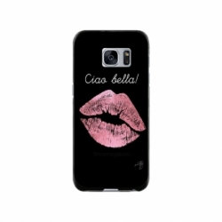 Husa personalizata tip carcasa HQPrint pentru Samsung Galaxy S7, model Ciao Bella, multicolor, S1D1M0261