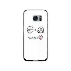 Husa personalizata tip carcasa HQPrint pentru Samsung Galaxy S7, model You and Me, multicolor, S1D1M0274