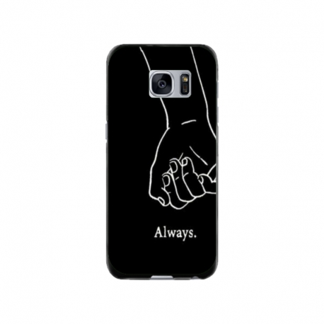 Husa personalizata tip carcasa HQPrint pentru Samsung Galaxy S7, model Always and Forever 1, multicolor, S1D1M0279