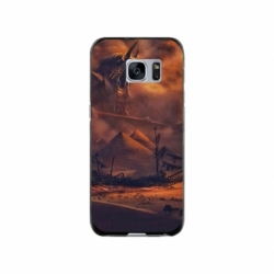 Husa personalizata tip carcasa HQPrint pentru Samsung Galaxy S7, model Anubis, multicolor, S1D1M0281