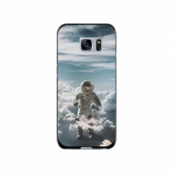 Husa personalizata tip carcasa HQPrint pentru Samsung Galaxy S7, model Astronaut in the Clouds, multicolor, S1D1M0290