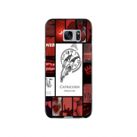 Husa personalizata tip carcasa HQPrint pentru Samsung Galaxy S7, model Capricorn, multicolor, S1D1M0295
