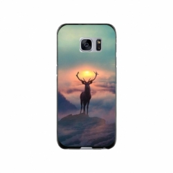Husa personalizata tip carcasa HQPrint pentru Samsung Galaxy S7, model Antlers, multicolor, S1D1M0303