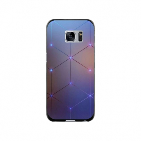 Husa personalizata tip carcasa HQPrint pentru Samsung Galaxy S7, model Square, multicolor, S1D1M0315