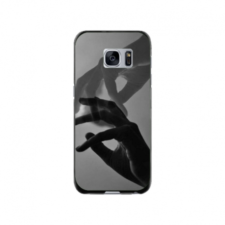 Husa personalizata tip carcasa HQPrint pentru Samsung Galaxy S7, model Hand Reach, multicolor, S1D1M0318