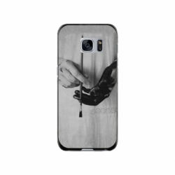 Husa personalizata tip carcasa HQPrint pentru Samsung Galaxy S7, model Black Paint, multicolor, S1D1M0336