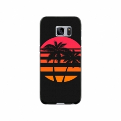 Husa personalizata tip carcasa HQPrint pentru Samsung Galaxy S7, model Beach View 3, multicolor, S1D1M0337