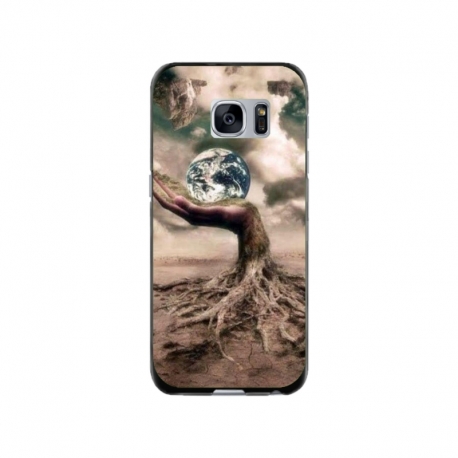 Husa personalizata tip carcasa HQPrint pentru Samsung Galaxy S7, model Abstract 4, multicolor, S1D1M0339