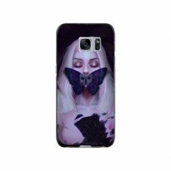 Husa personalizata tip carcasa HQPrint pentru Samsung Galaxy S7, model Butterfly Mouth 1, multicolor, S1D1M0351