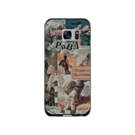Husa personalizata tip carcasa HQPrint pentru Samsung Galaxy S7, model PUBG 2, multicolor, S1D1M0363