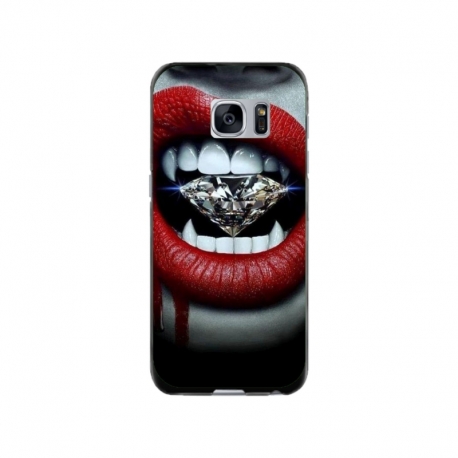 Husa personalizata tip carcasa HQPrint pentru Samsung Galaxy S7, model Diamond Vampire, multicolor, S1D1M0370