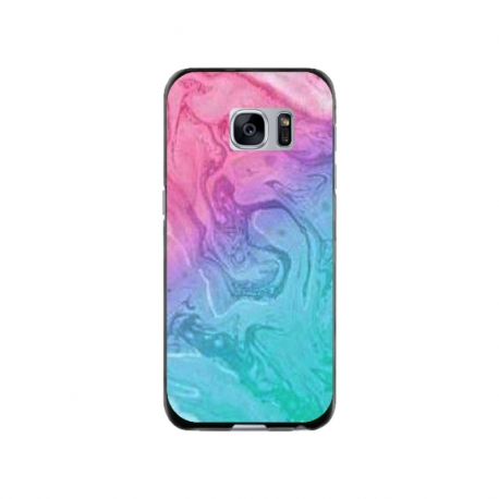 Husa personalizata tip carcasa HQPrint pentru Samsung Galaxy S7, model Colorful Mess, multicolor, S1D1M0374