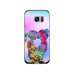 Husa personalizata tip carcasa HQPrint pentru Samsung Galaxy S7, model Colorful Love, multicolor, S1D1M0376