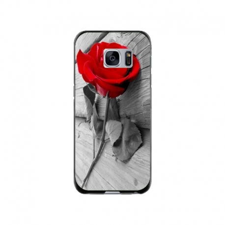 Husa personalizata tip carcasa HQPrint pentru Samsung Galaxy S7, model Rose, multicolor, S1D1M0384