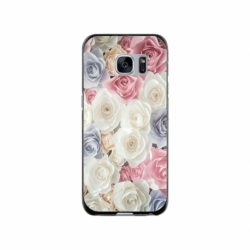 Husa personalizata tip carcasa HQPrint pentru Samsung Galaxy S7, model Flowers 23, multicolor, S1D1M0385