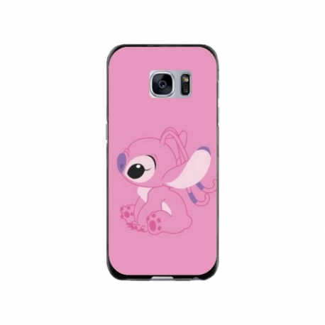 Husa personalizata tip carcasa HQPrint pentru Samsung Galaxy S7 Edge, model Pink Stitch, multicolor, S1D1M0005