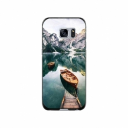 Husa personalizata tip carcasa HQPrint pentru Samsung Galaxy S7 Edge, model Boats, multicolor, S1D1M0024
