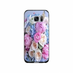 Husa personalizata tip carcasa HQPrint pentru Samsung Galaxy S7 Edge, model Flowers 1, multicolor, S1D1M0026