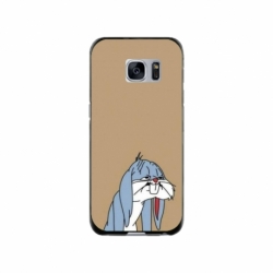 Husa personalizata tip carcasa HQPrint pentru Samsung Galaxy S7 Edge, model Tired Bunny, multicolor, S1D1M0027