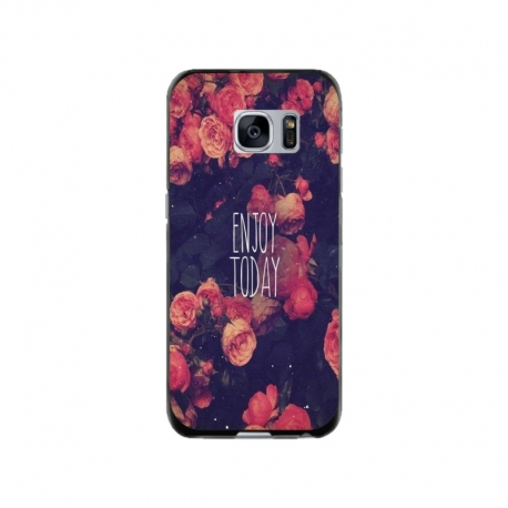 Husa personalizata tip carcasa HQPrint pentru Samsung Galaxy S7 Edge, model Enjoy Today, multicolor, S1D1M0037