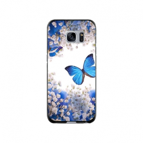 Husa personalizata tip carcasa HQPrint pentru Samsung Galaxy S7 Edge, model Butterfly 4, multicolor, S1D1M0041