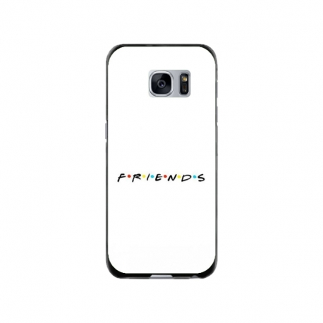 Husa personalizata tip carcasa HQPrint pentru Samsung Galaxy S7 Edge, model FRIENDS 1, multicolor, S1D1M0043