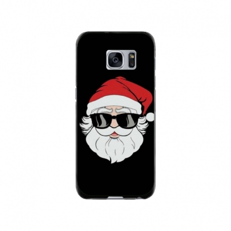 Husa personalizata tip carcasa HQPrint pentru Samsung Galaxy S7 Edge, model Cool Santa, multicolor, S1D1M0046