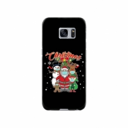 Husa personalizata tip carcasa HQPrint pentru Samsung Galaxy S7 Edge, model Covid Christmas, multicolor, S1D1M0054