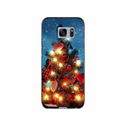 Husa personalizata tip carcasa HQPrint pentru Samsung Galaxy S7 Edge, model Christmas Tree 2, multicolor, S1D1M0058