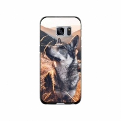 Husa personalizata tip carcasa HQPrint pentru Samsung Galaxy S7 Edge, model Dog 1, multicolor, S1D1M0064
