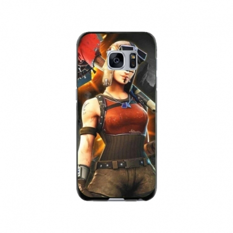 Husa personalizata tip carcasa HQPrint pentru Samsung Galaxy S7 Edge, model Fortnite 1, multicolor, S1D1M0073
