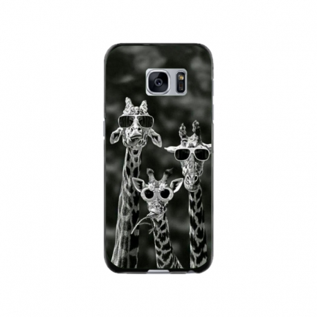 Husa personalizata tip carcasa HQPrint pentru Samsung Galaxy S7 Edge, model Zebra 1, multicolor, S1D1M0086