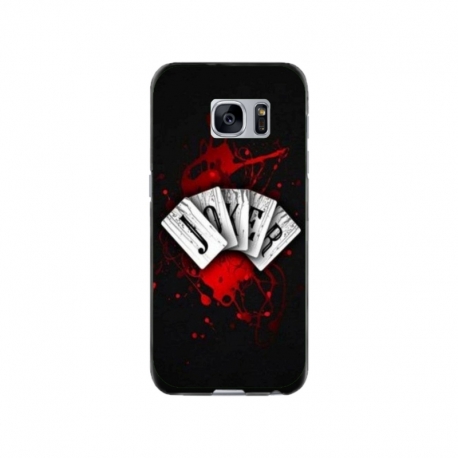 Husa personalizata tip carcasa HQPrint pentru Samsung Galaxy S7 Edge, model Joker 1, multicolor, S1D1M0106
