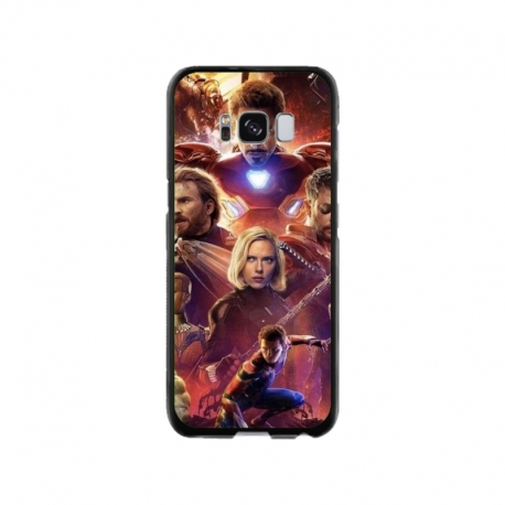 Husa personalizata tip carcasa HQPrint pentru Samsung Galaxy S8, model Avengers Inifinity War, multicolor, S1D1M0010