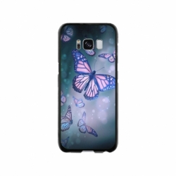 Husa personalizata tip carcasa HQPrint pentru Samsung Galaxy S8, model Butterfly 1, multicolor, S1D1M0028