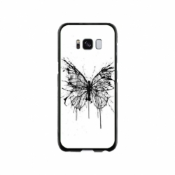 Husa personalizata tip carcasa HQPrint pentru Samsung Galaxy S8, model Butterfly 3, multicolor, S1D1M0030
