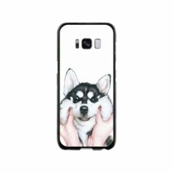 Husa personalizata tip carcasa HQPrint pentru Samsung Galaxy S8, model Fluffy Dog, multicolor, S1D1M0033