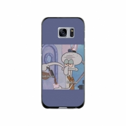 Husa personalizata tip carcasa HQPrint pentru Samsung Galaxy S7 Edge, model Squidward 1, multicolor, S1D1M0161