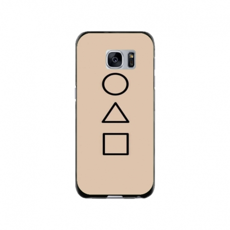 Husa personalizata tip carcasa HQPrint pentru Samsung Galaxy S7 Edge, model Squid Game 1, multicolor, S1D1M0173