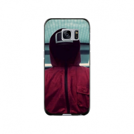 Husa personalizata tip carcasa HQPrint pentru Samsung Galaxy S7 Edge, model Squid Game 2, multicolor, S1D1M0174