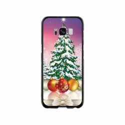 Husa personalizata tip carcasa HQPrint pentru Samsung Galaxy S8, model Christmas Tree 1, multicolor, S1D1M0057