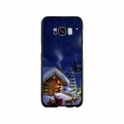Husa personalizata tip carcasa HQPrint pentru Samsung Galaxy S8, model Christmas Cottage, multicolor, S1D1M0059