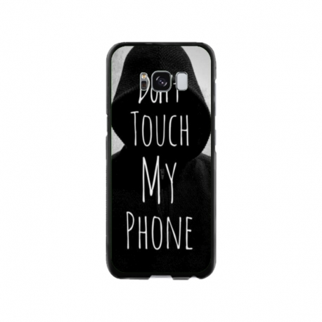 Husa personalizata tip carcasa HQPrint pentru Samsung Galaxy S8, model Dont touch my phone 2, multicolor, S1D1M0065