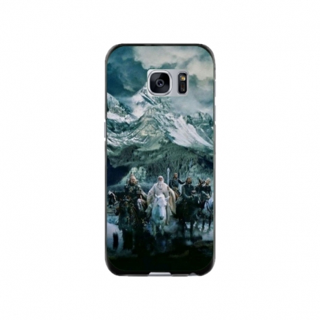 Husa personalizata tip carcasa HQPrint pentru Samsung Galaxy S7 Edge, model Lord of the Rings 1, multicolor, S1D1M0189