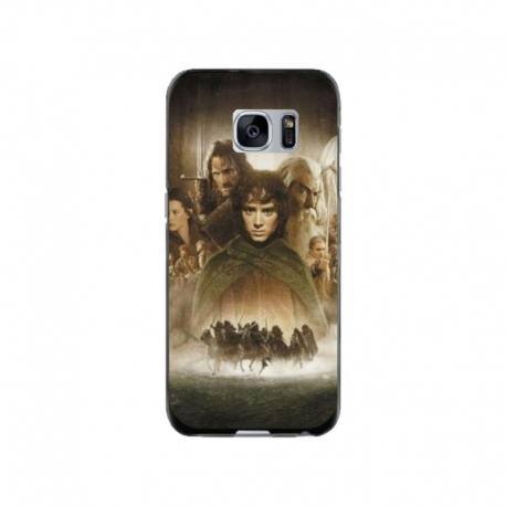 Husa personalizata tip carcasa HQPrint pentru Samsung Galaxy S7 Edge, model Lord of the Rings 2, multicolor, S1D1M0190