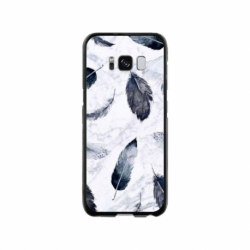 Husa personalizata tip carcasa HQPrint pentru Samsung Galaxy S8, model Leaf Design 2, multicolor, S1D1M0071