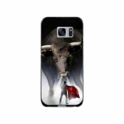 Husa personalizata tip carcasa HQPrint pentru Samsung Galaxy S7 Edge, model Bull, multicolor, S1D1M0205